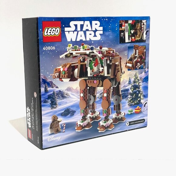 LEGO 40806 Gingerbread AT-AT with Vader Minifigure New Sealed NIB in Hand - Picture 7 of 15